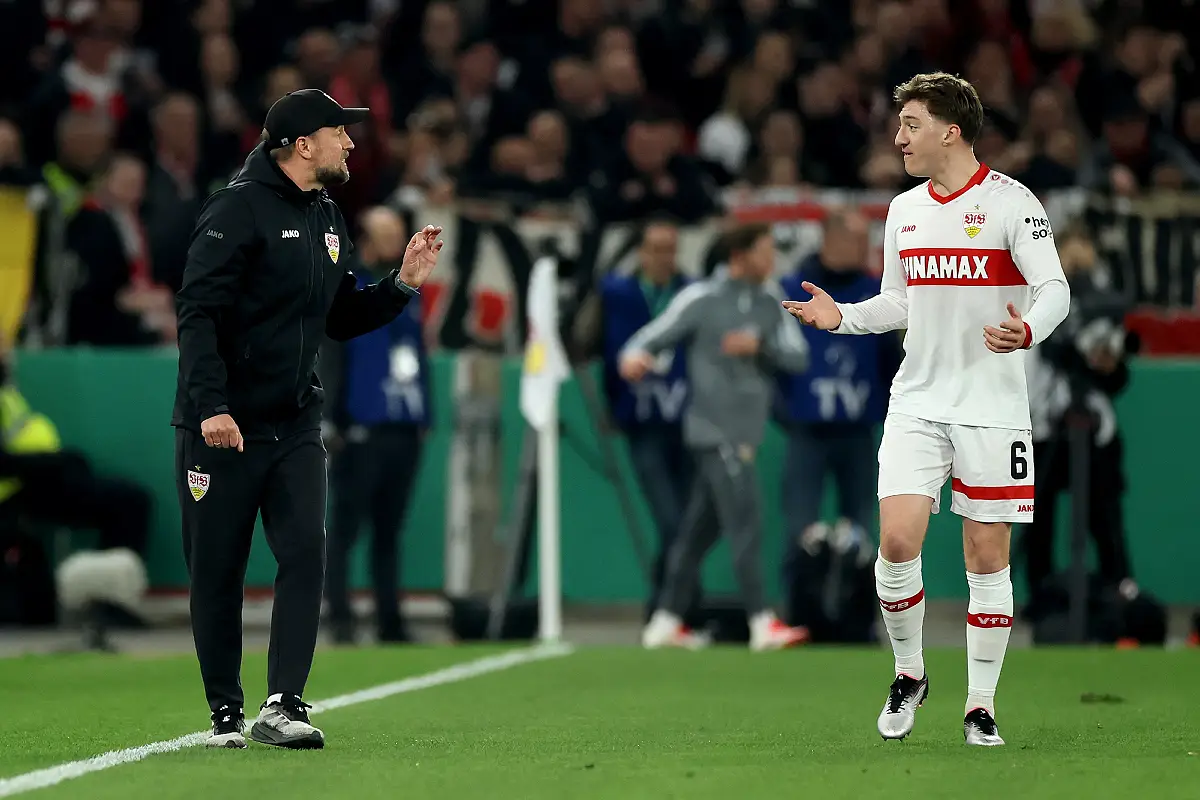 Stiller avec Stuttgart en avril (Photo by Alex Grimm/Getty Images).