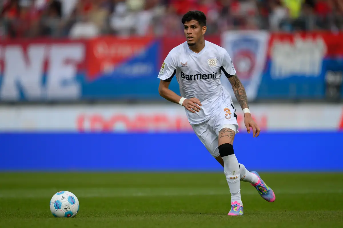 Hincapie pourrait rejoindre le Real Madrid cet été (Photo by Christian Kaspar-Bartke/Getty Images).