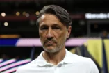 ATLANTA, GEORGIA - JULY 01: Niko Kovac, Head Coach of Borussia Dortmund, looks on during the FIFA Club World Cup 2025 round of 16 match between Borussia Dortmund and CF Monterrey at Mercedes-Benz Stadium on July 01, 2025 in Atlanta, Georgia. (Photo by Alex Grimm/Getty Images).
