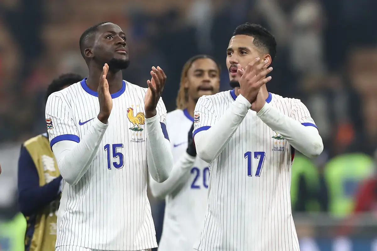 Konaté et Saliba, les élus du Real Madrid pour renforcer sa défense centrale (Photo by Marco Luzzani/Getty Images)