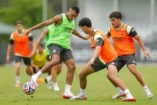 Kylian Mbappé à l'entraînement du Real Madrid (realmadrid.com)