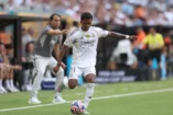 MIAMI GARDENS, FLORIDA - JUNE 18: Rodrygo #11 of Real Madrid C.F. controls the ball during the FIFA Club World Cup 2025 group H match between Real Madrid CF and Al Hilal at Hard Rock Stadium on June 18, 2025 in Miami Gardens, Florida. (Photo by Megan Briggs/Getty Images)