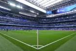 MADRID, SPAIN - MAY 04: General view inside the stadium prior to the LaLiga match between Real Madrid CF and RC Celta de Vigo at Estadio Santiago Bernabeu on May 04, 2025 in Madrid, Spain. (Photo by Denis Doyle/Getty Images)