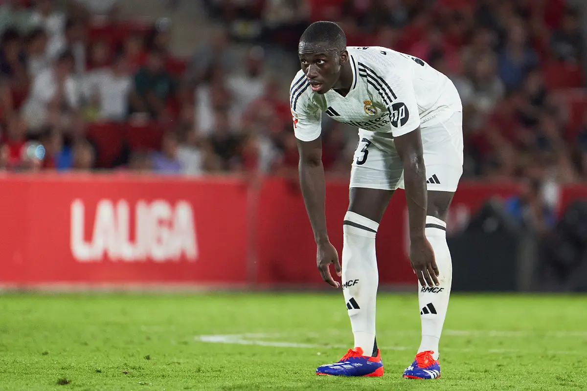 Ferland Mendy avec le Real Madrid en août 2024 (Photo by Rafa Babot/Getty Images).