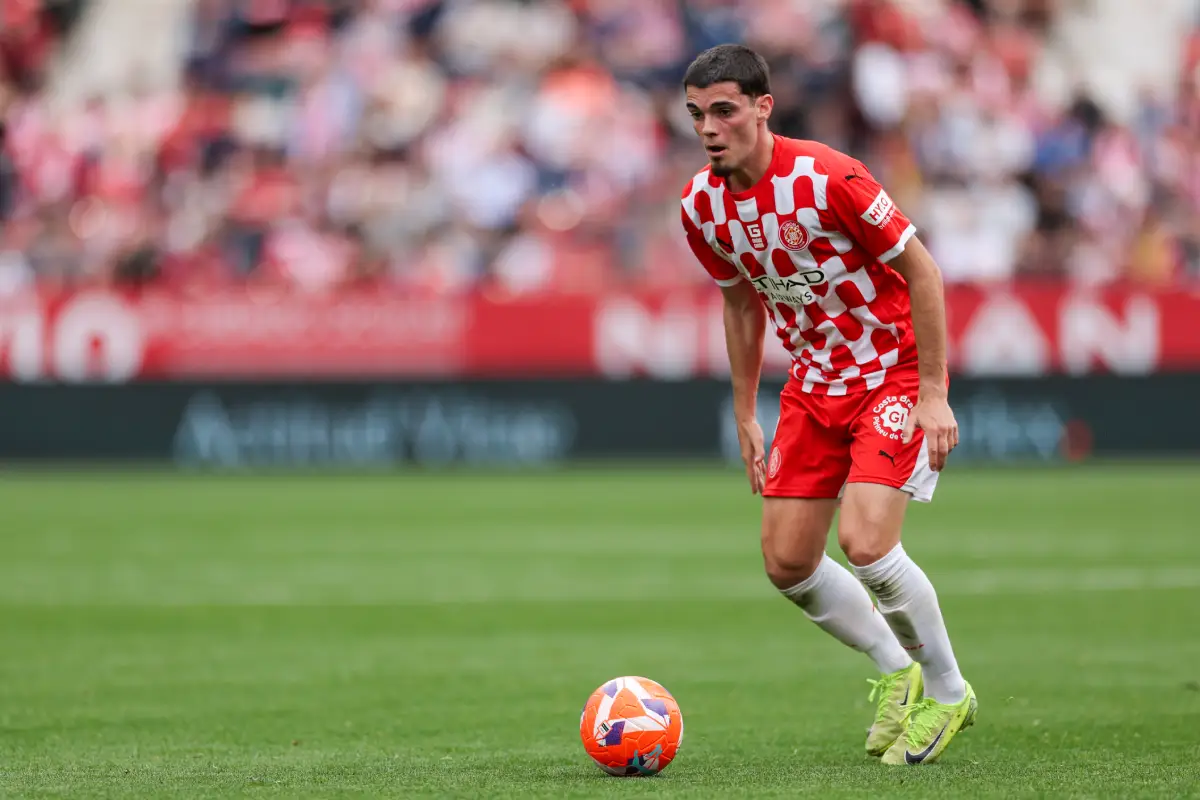 Miguel Gutierrez a été formé au Real Madrid (Photo by Judit Cartiel/Getty Images).