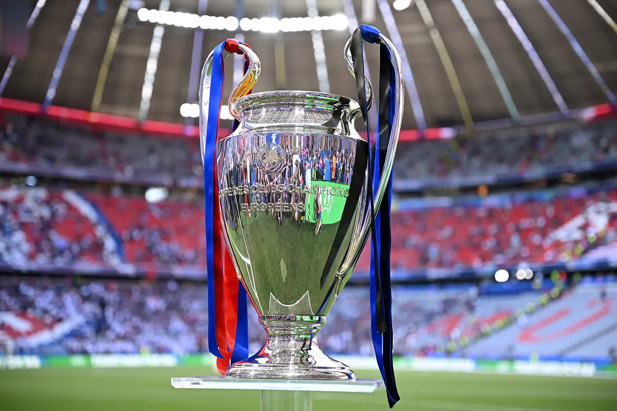 Le trophée de la Ligue des champions, de nouveau chassé par le Real Madrid (Photo by Justin Setterfield/Getty Images).