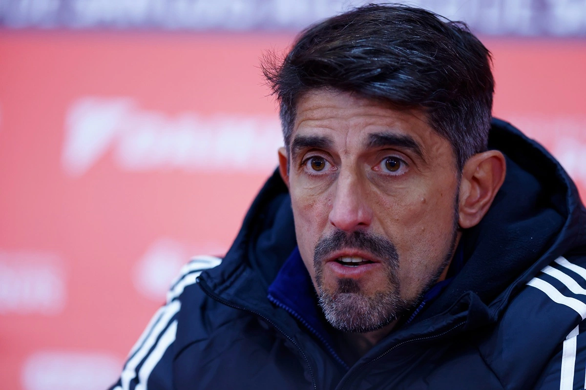 SAN LUIS POTOSI, MEXICO - JANUARY 11: Head coach Veljko Paunovic of Tigres UANL talks in a press conference after the 1st round match between Atletico San Luis and Tigres UANL as part of the Torneo Clausura 2025 Liga MX at Estadio Alfonso Lastras on January 11, 2025 in San Luis Potosi, Mexico. (Photo by Leopoldo Smith/Getty Images) l Real Oviedo