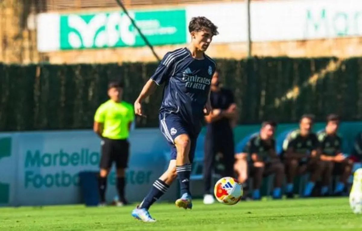 Manuel Angel, le nouveau venu dans l'équipe première du Real Madrid (Instagram/manuelangel_8)