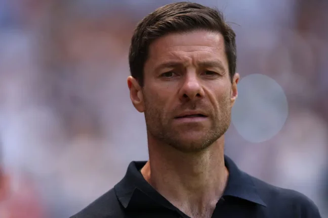 MIAMI GARDENS, FLORIDA - JUNE 18: Xabi Alonso, Head Coach of Real Madrid C.F. makes his way onto the pitch during the FIFA Club World Cup 2025 group H match between Real Madrid CF and Al Hilal at Hard Rock Stadium on June 18, 2025 in Miami Gardens, Florida. (Photo by Dan Mullan/Getty Images)