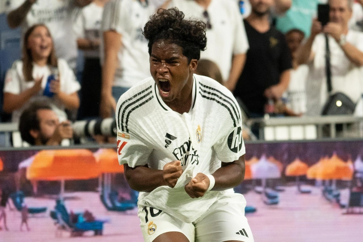 Présent à l'entraînement pour une session complète ce mercredi, Endrick pourrait retrouver la compétition face à l'Espanyol Barcelone l © Brahim Kane