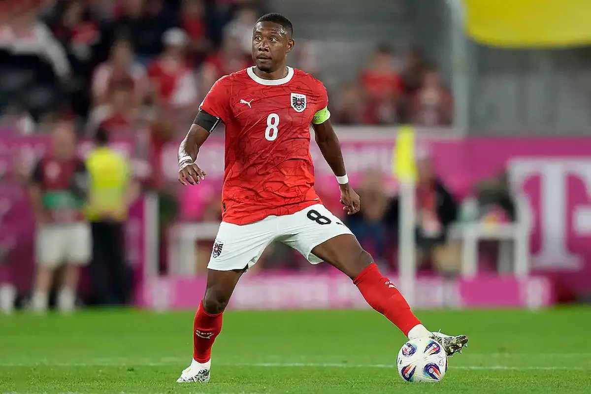 David Alaba reprend confiance avec l'Autriche (realmadrid.com)