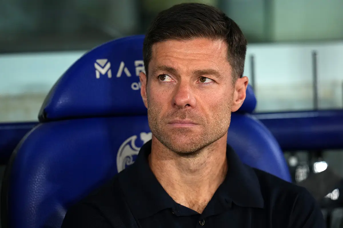 Xabi Alonso lors du match face à Levante ce mardi soir (Photo by Aitor Alcalde/Getty Images).