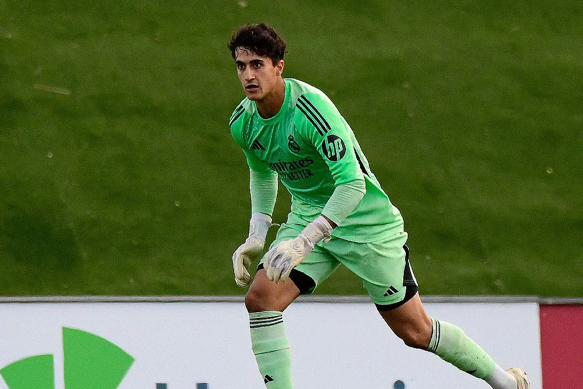 Javi Navarro, 3e gardien du Real Madrid pour le déplacement face au Kaïrat Almaty (realmadrid.com)