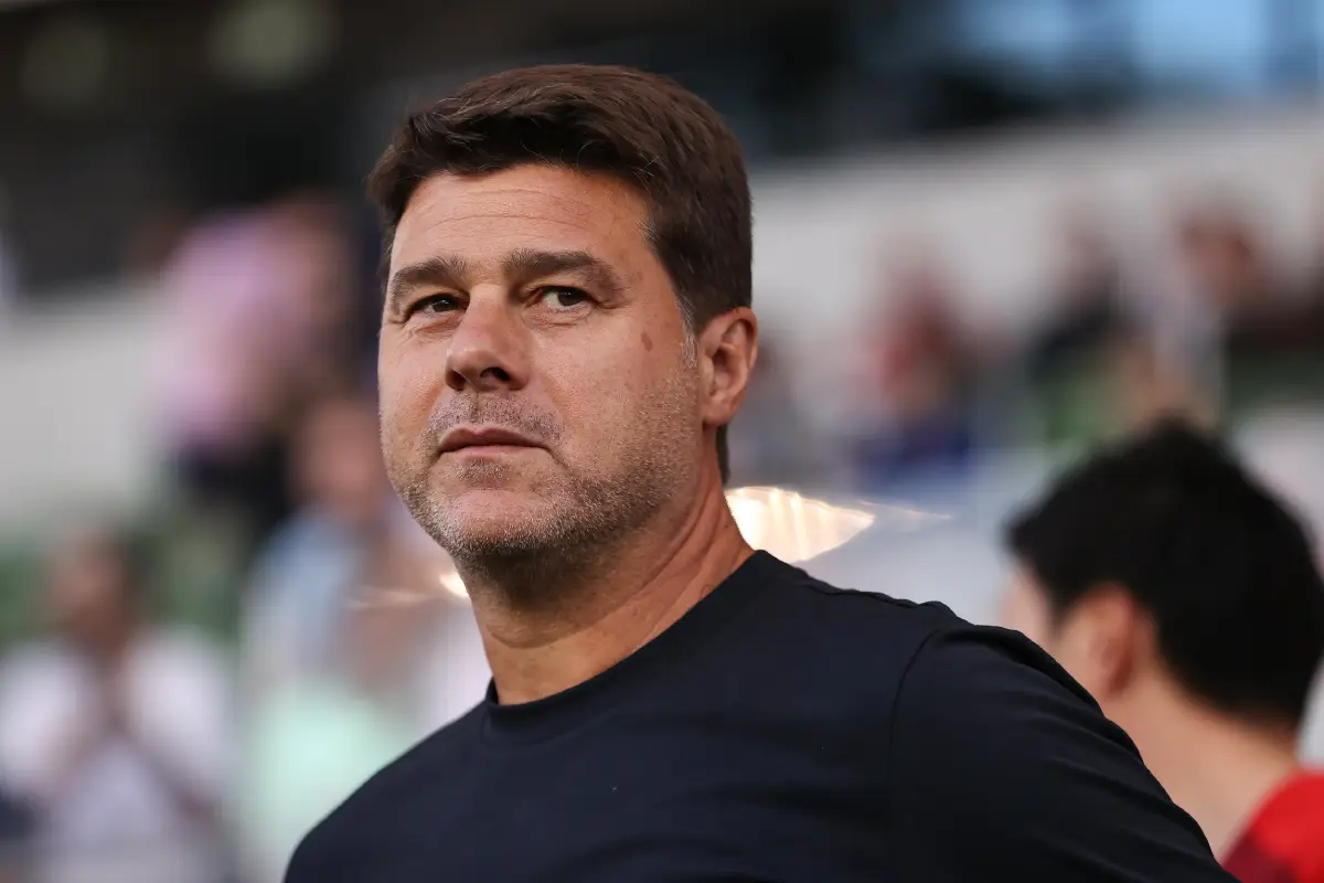 AUSTIN, TEXAS - JUNE 19: Head coach of United States Mauricio Pochettino looks on during the Group Stage - Group D match between Saudi Arabia and United States as part of the 2025 CONCACAF Gold Cup at Q2 Stadium on June 19, 2025 in Austin, Texas. (Photo by Omar Vega/Getty Images)