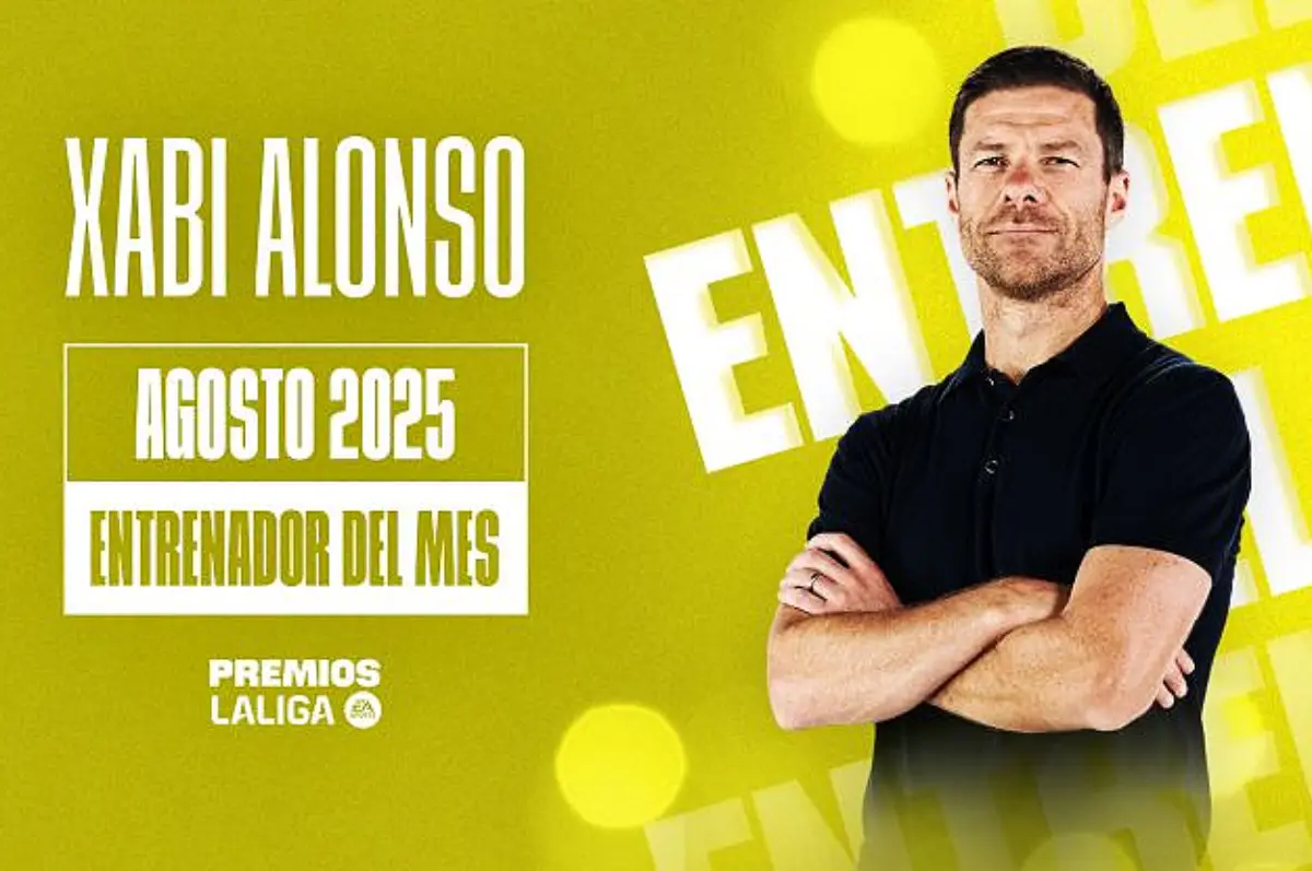 Xabi Alonso élu meilleur entraîneur du mois d’août de la Liga (laliga.es)