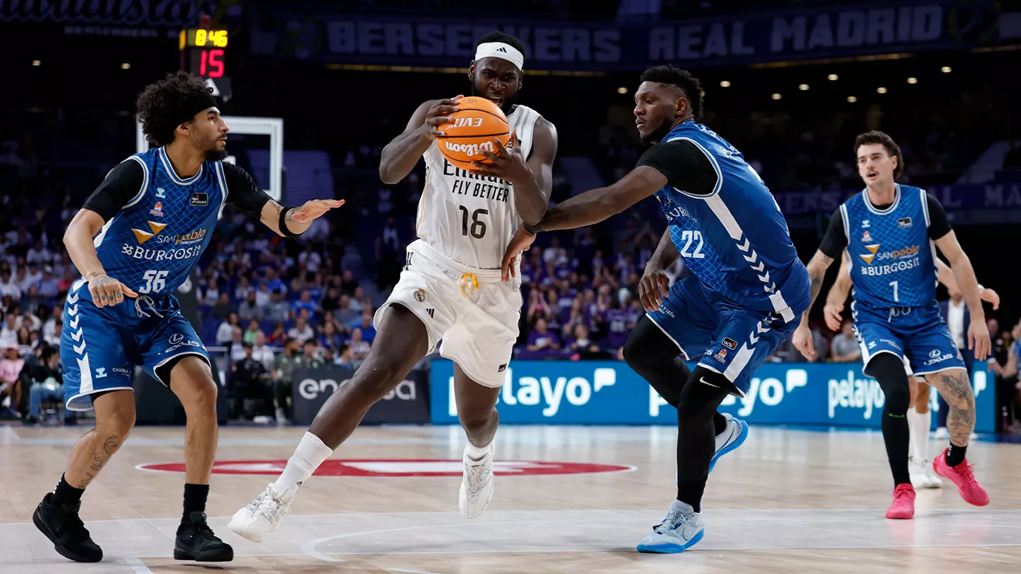 Le Real Madrid Baloncesto l'emporte contre Burgos (realmadrid.com)