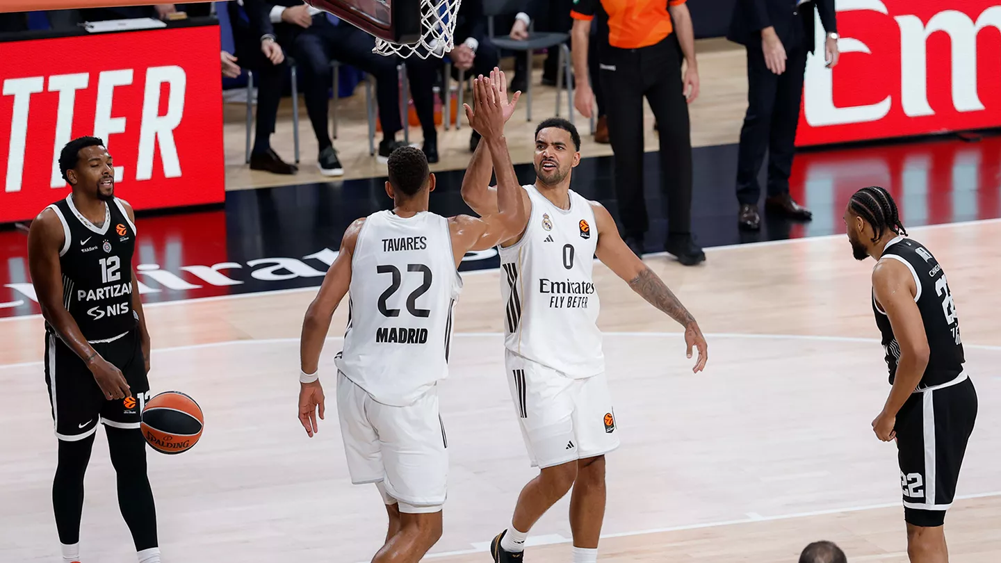 Le Real Madrid baloncesto s'impose face au Partizan en Euroligue (realmadrid.com)