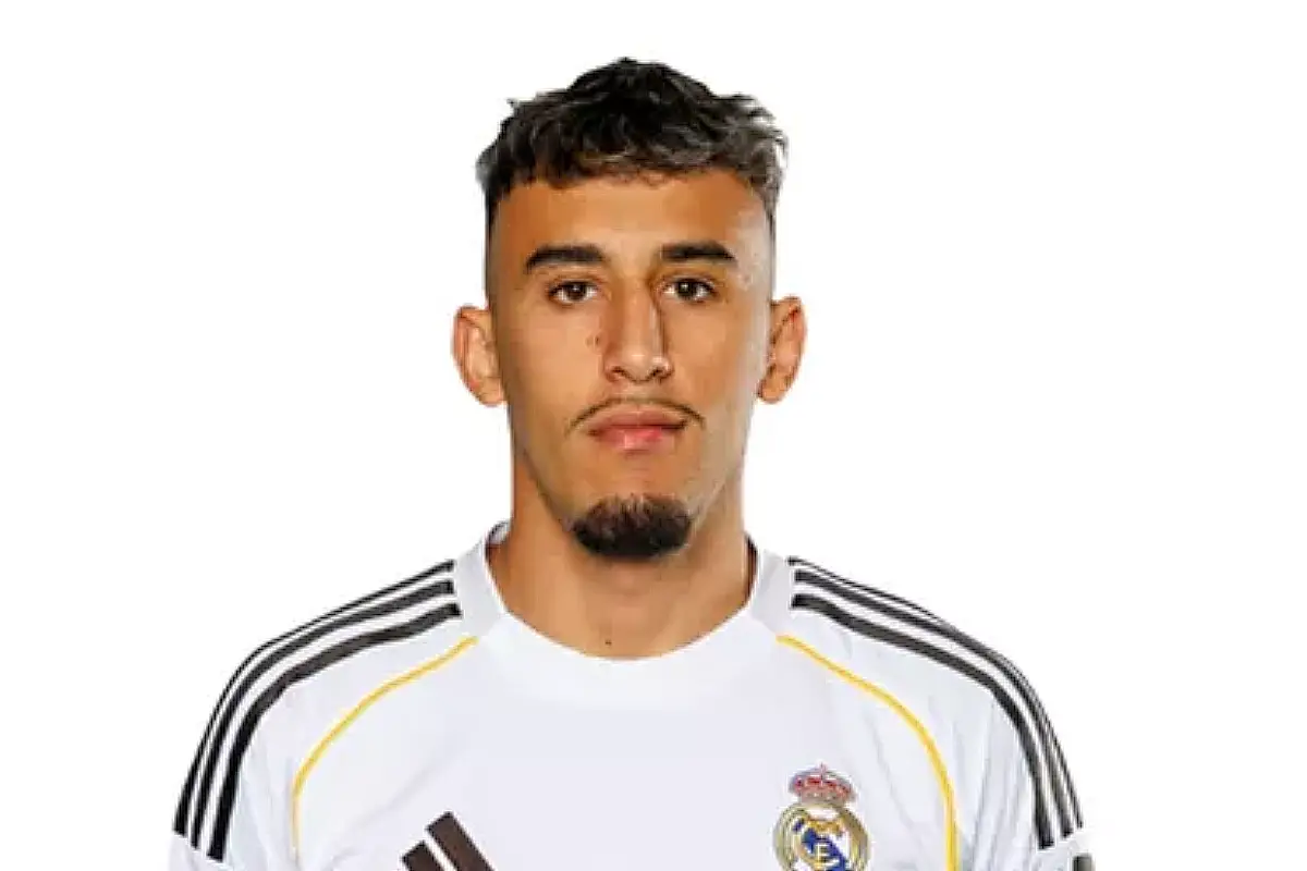 Rachad Fettal, joueur du Real Madrid Castilla (realmadrid.com)
