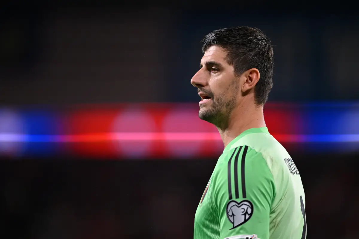 Courtois avec la Belgique (Photo by Dan Mullan/Getty Images).