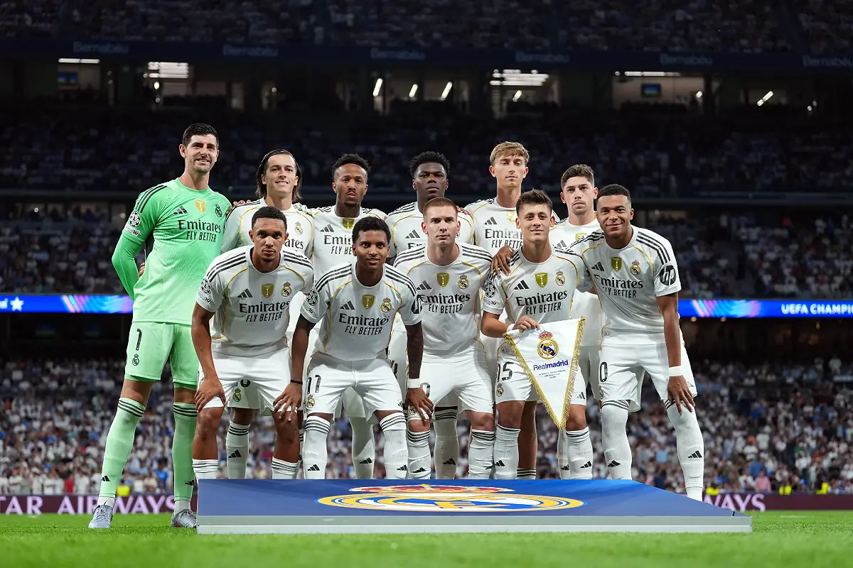 Le Real Madrid en Ligue des champions (Photo by Mateo Villalba Sanchez/Getty Images).