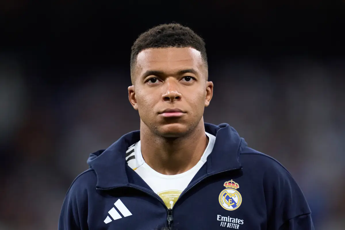 Mbappé avec le Real Madrid (Photo by Mateo Villalba Sanchez/Getty Images).