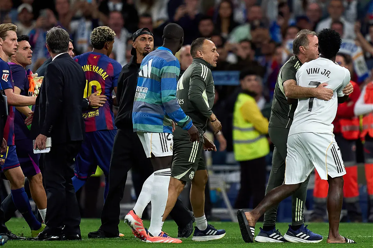 Lamine Yamal a provoqué le Real Madrid ces derniers jours (Photo by Angel Martinez/Getty Images).