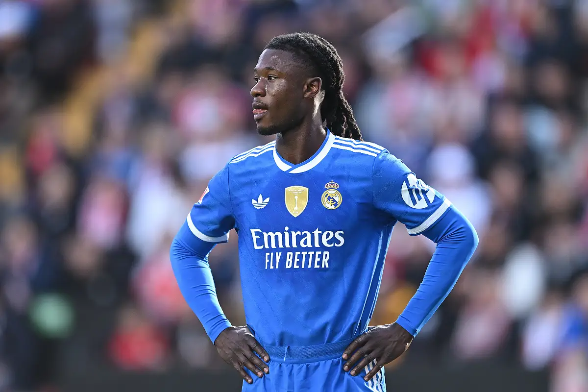 Camavinga avec le Real Madrid (Photo by Denis Doyle/Getty Images).