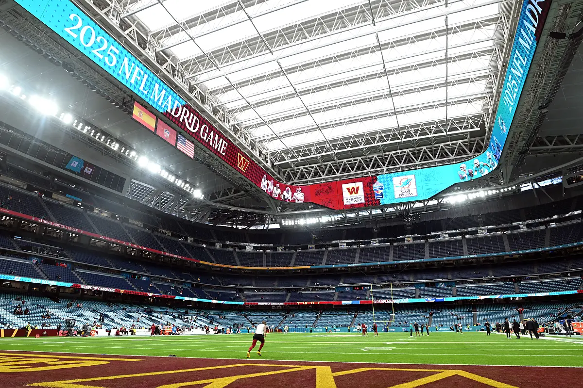 Le Santiago Bernabéu a accueilli la NFL dimanche (Photo by Denis Doyle/Getty Images).