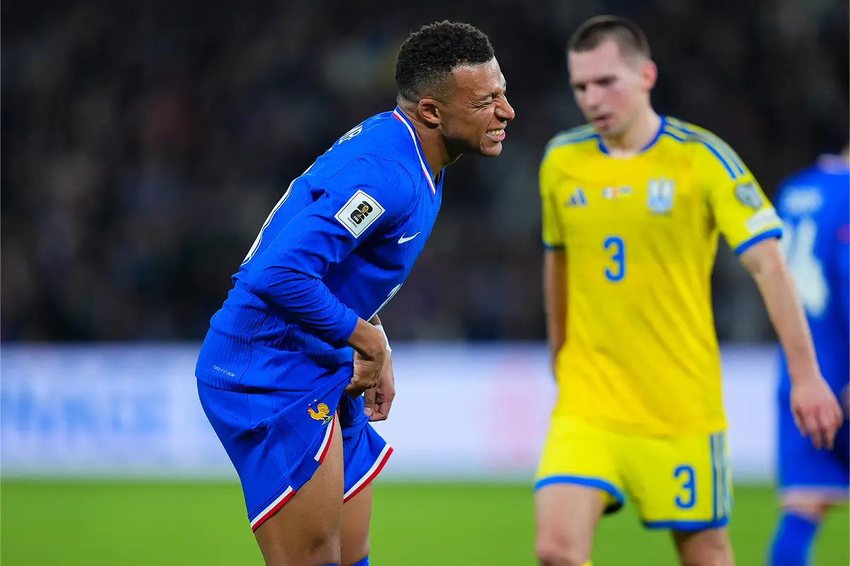 Mbappé avec les Bleus (Photo by Franco Arland/Getty Images).