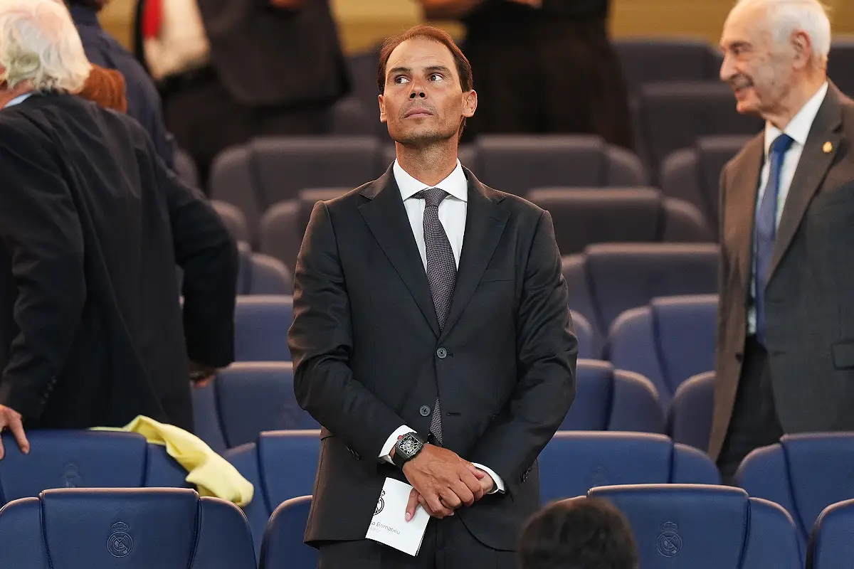 Rafael Nadal lors de Real Madrid-Villarreal (Photo by Angel Martinez/Getty Images).