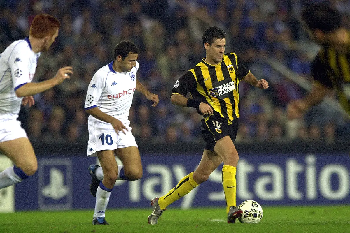 Tsartas, avec l'AEK Athènes, a donné son avis sur le Real Madrid (Photo by Tim De Waele/Getty Images).