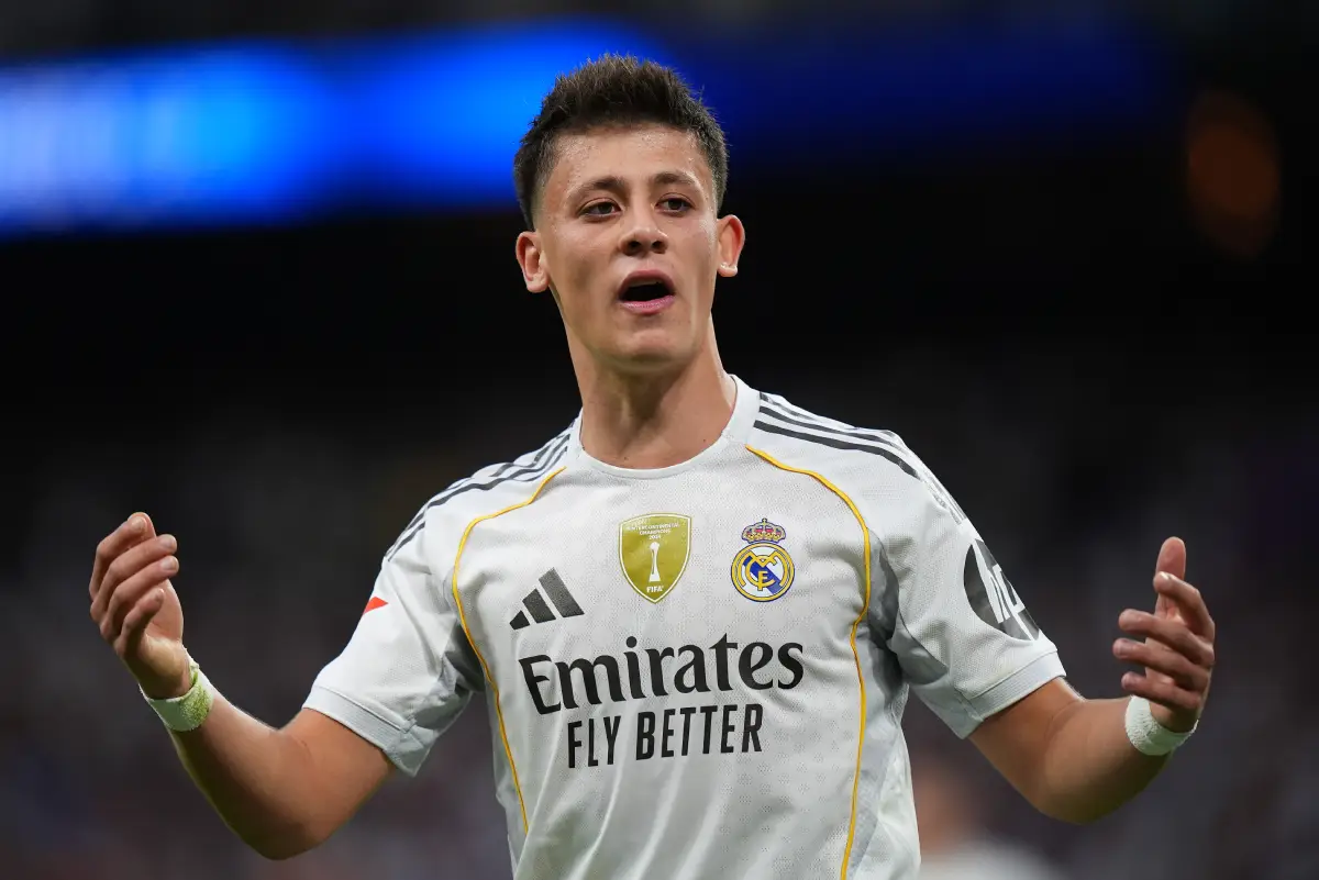 Arda Güler est sorti sur blessure à la mi-temps de Real Madrid - Valence (Photo by Angel Martinez/Getty Images)