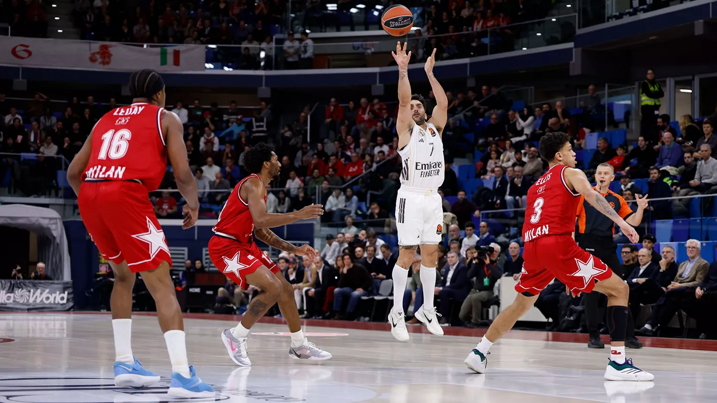 Le Real Madrid Baloncesto s'est incliné sur le terrain de Milan en Euroligue (realmadrid.com)