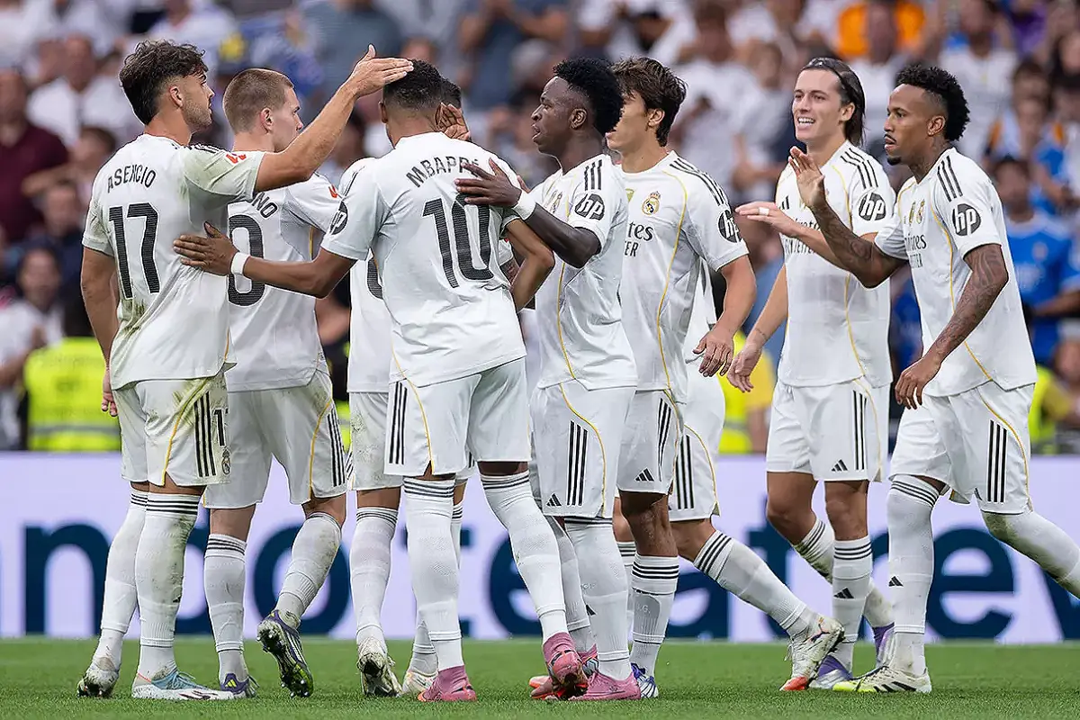 Le groupe du Real Madrid pour la réception du Celta Vigo ! (realmadrid.com)