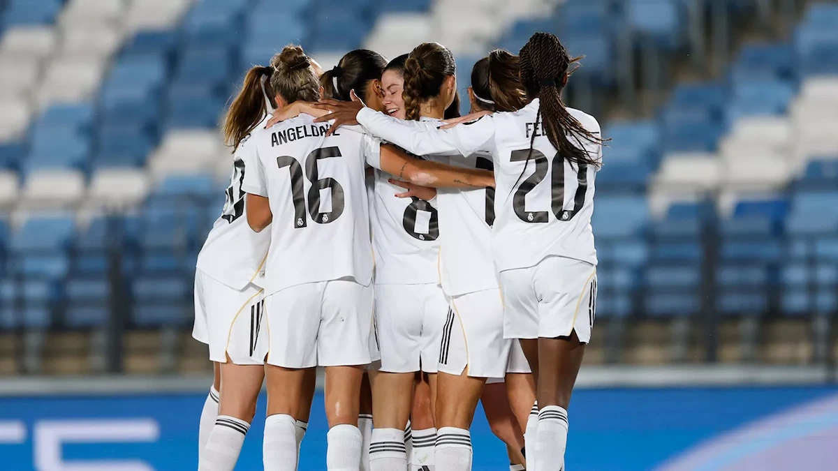 Grâce à un mental d'acier et à une force collective à toute épreuve, les joueuses du Real Madrid ont décroché un succès précieux face à Wolfsburg. (realmadrid.com)