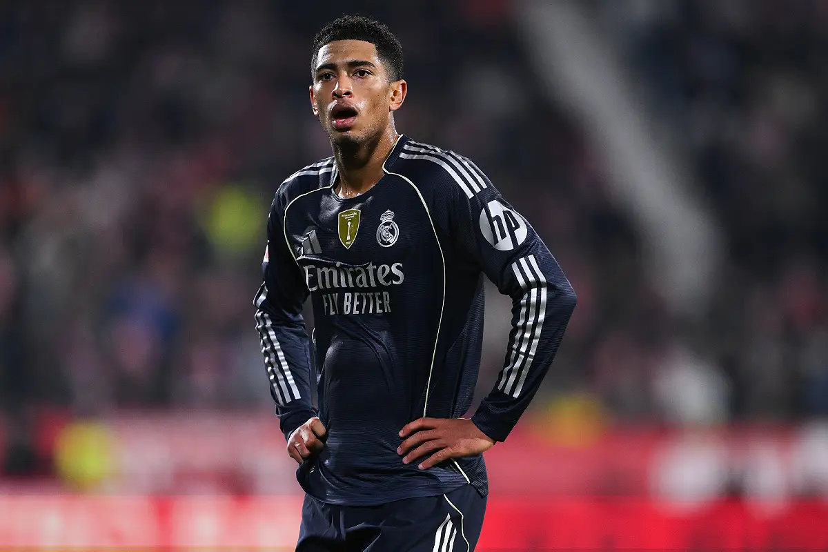 Bellingham lors de Girona - Real Madrid (Photo by David Ramos/Getty Images).