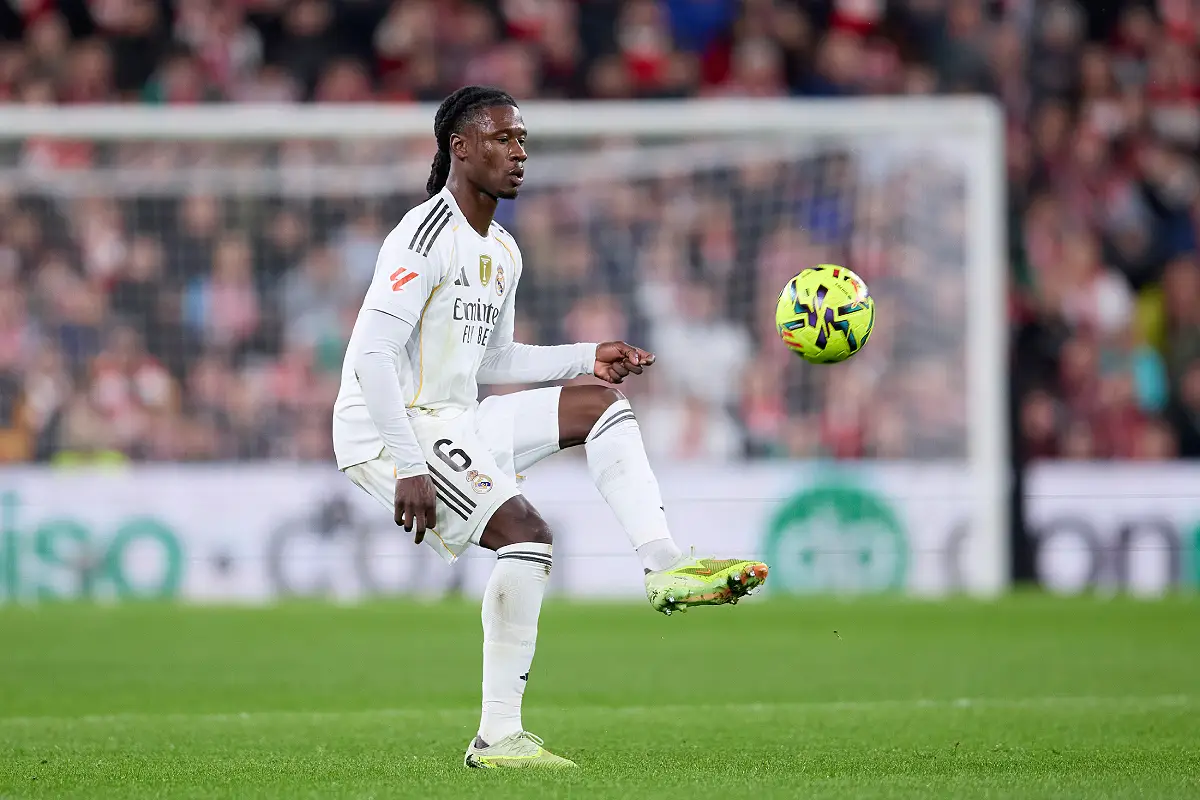 Camavinga mercredi soir (Photo by Ion Alcoba Beitia/Getty Images).