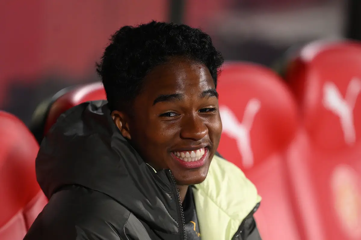 Endrick lors de Girona-Real Madrid (Photo by David Ramos/Getty Images).