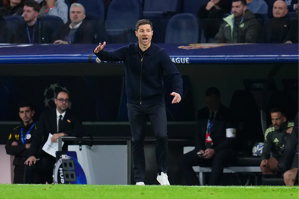 Xabi Alonso lors de Real Madrid-Manchester City (Photo by Aitor Alcalde/Getty Images).