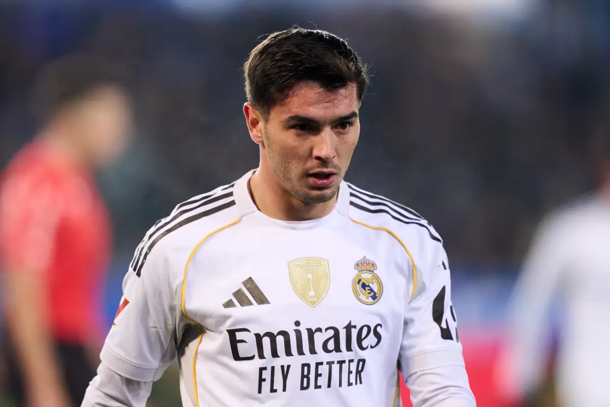 Brahim Diaz avec le Real Madrid en Liga (Photo by Juan Manuel Serrano Arce/Getty Images).