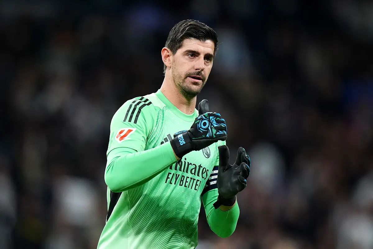 Courtois avec le Real Madrid en Liga (Photo by Angel Martinez/Getty Images).