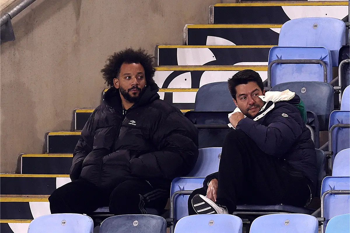 Marcelo devant Manchester City-Real Madrid en Premier League International Cup (Photo by Ben Roberts Photo/Getty Images).