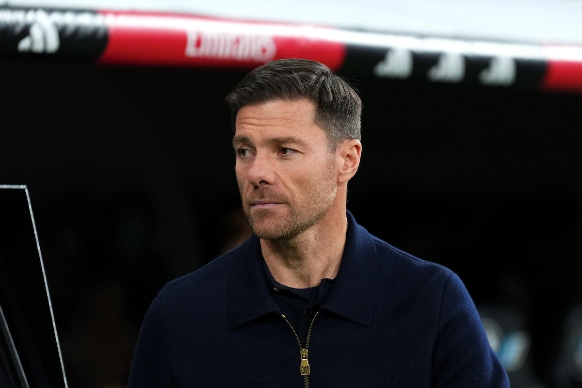 MADRID, SPAIN - DECEMBER 07: Xabi Alonso, Head Coach of Real Madrid, looks on prior to the LaLiga EA Sports match between Real Madrid CF and RC Celta de Vigo at Estadio Santiago Bernabeu on December 07, 2025 in Madrid, Spain. (Photo by Angel Martinez/Getty Images)