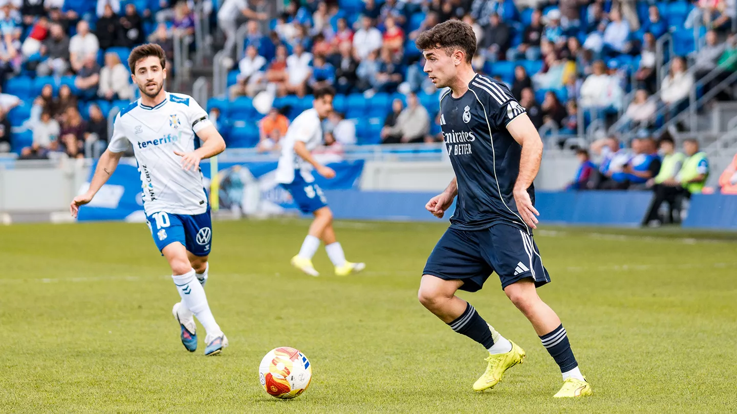 Le Real Madrid Castilla tombe sur la pelouse de Tenerife (realmadrid.com)