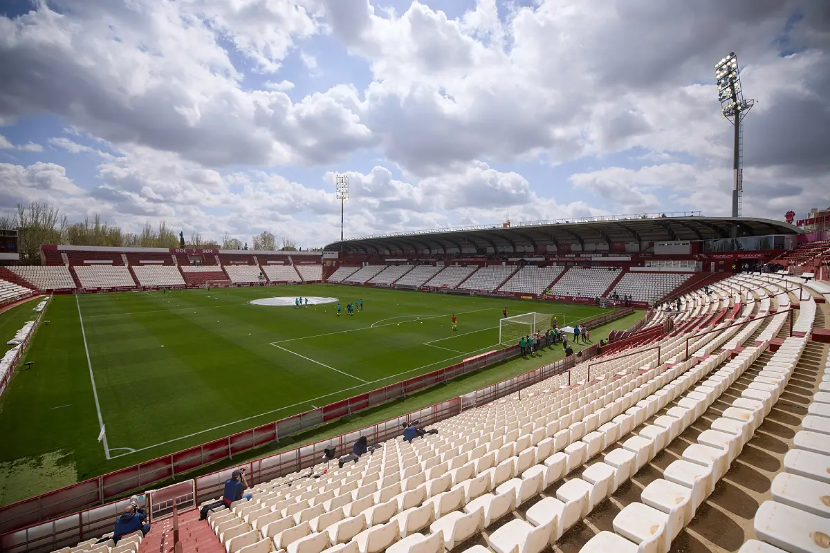 Le stade Carlos-Belmonte va accueillir le Real Madrid la semaine prochaine (Photo by Angel Martinez/Getty Images).