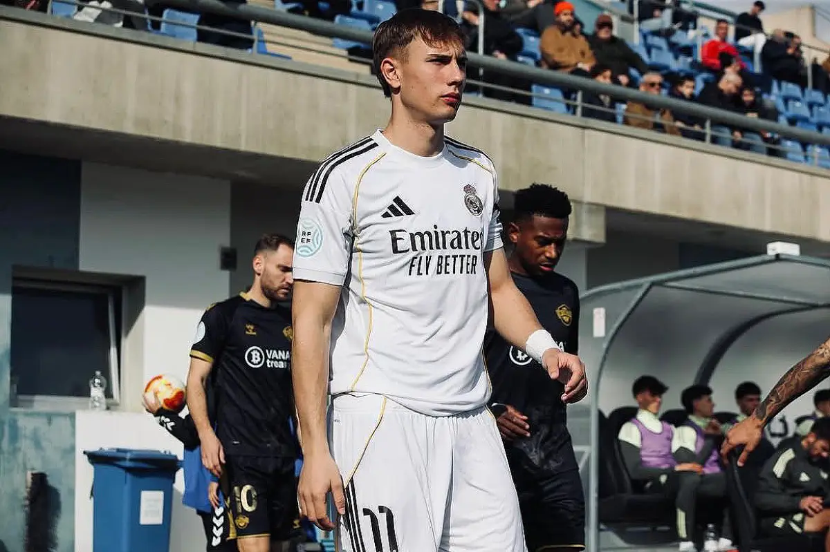 Arnu brille déjà au Real Madrid avec la troisième équipe (Compte Instagram arnnuu9)