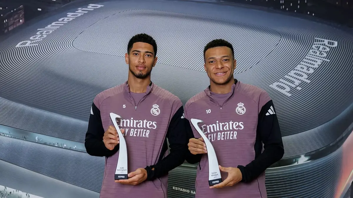 Mbappé et Bellingham récompensés-image provenant du site web du Real Madrid