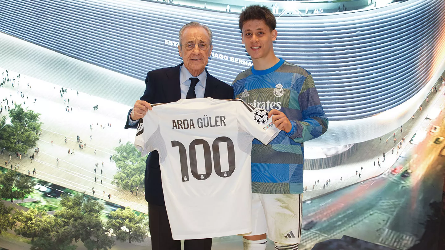 Arda Güler a disputé ce mercredi son 100e match sous le maillot merengue (realmadrid.com)