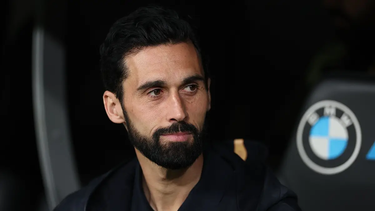 Arbeloa sur le banc contre Getafe lundi soir (Photo by Florencia Tan Jun/Getty Images).
