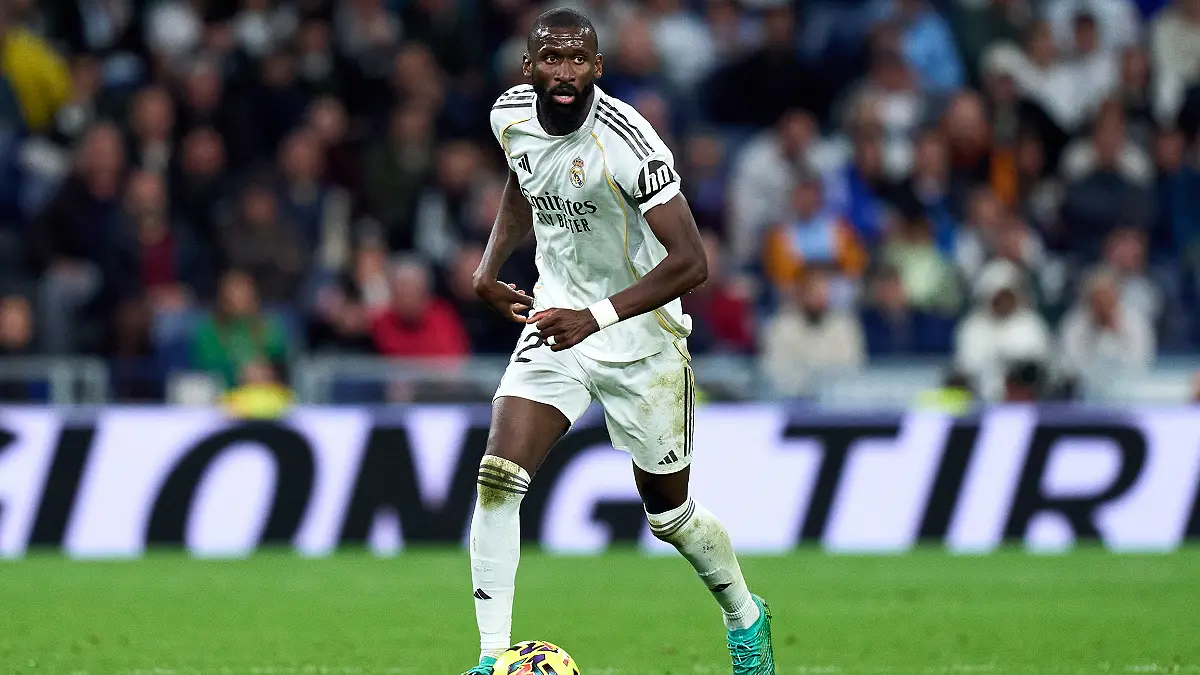 Rüdiger lors du match face à Getafe lundi soir (Photo by Angel Martinez/Getty Images).